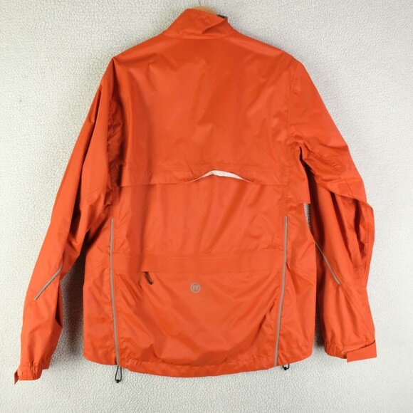 Novara Jacket Mens Large Orange Full Zip Cycling Rain Lightweight Full Zip - Picture 5 of 12